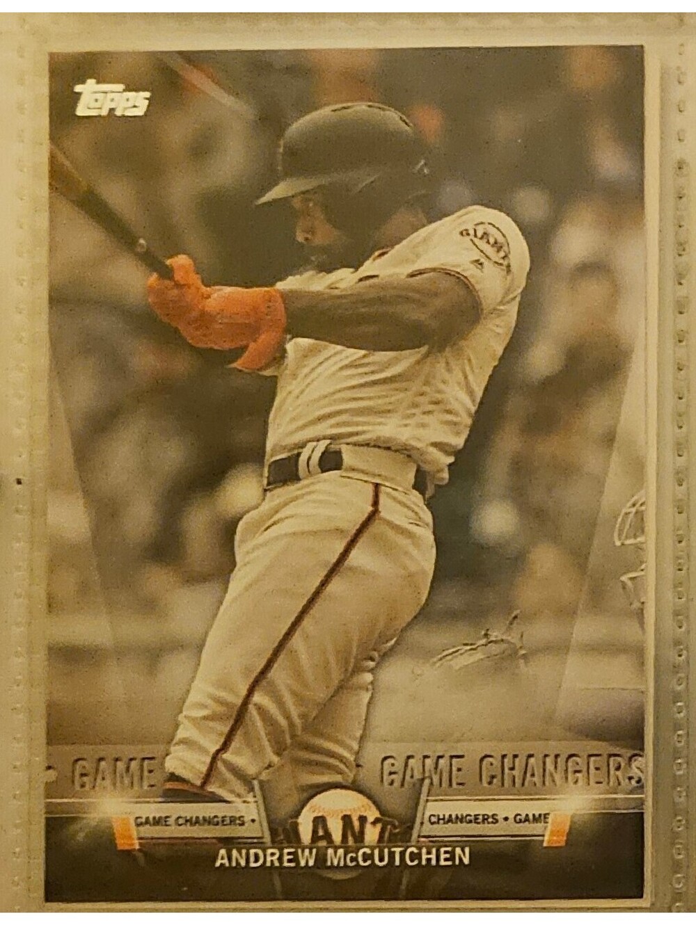 Andrew McCutchen 2018 Topps Update TOPPS SALUTE Insert Giants #S-50